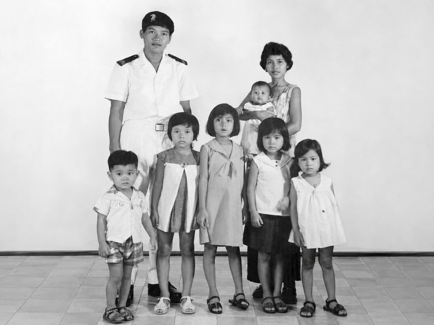 The Muok family in Cambodia, early 1970s
